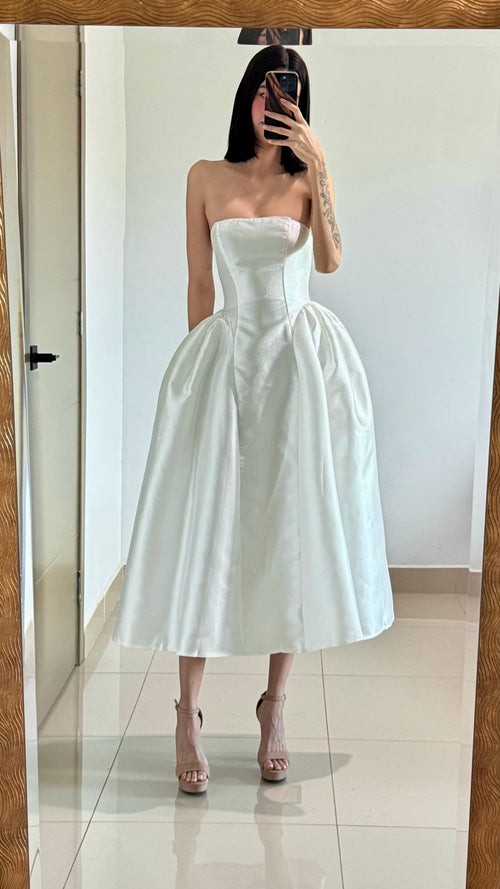 Vestido Alessandra Blanco