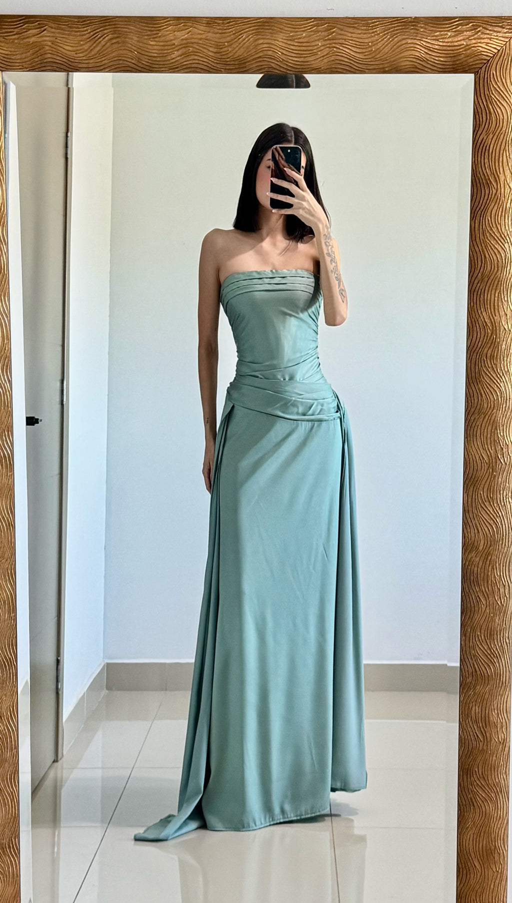 Vestido Isabella Salvia