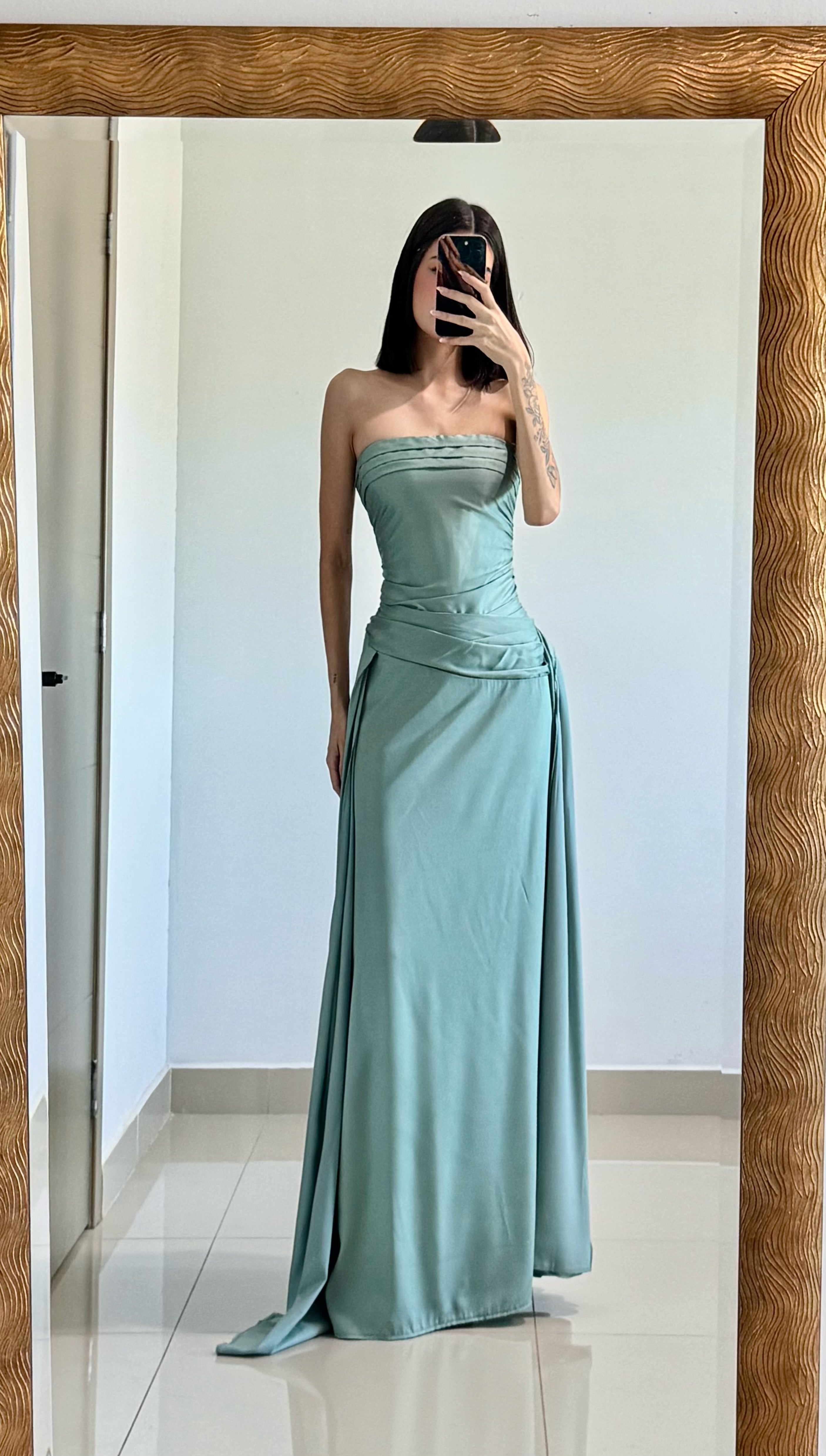 Vestido Isabella Salvia