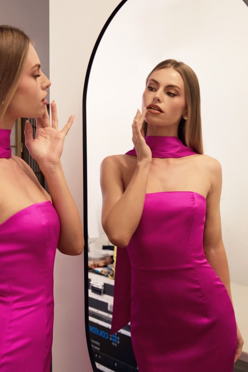 Vestido Olivia Fucsia