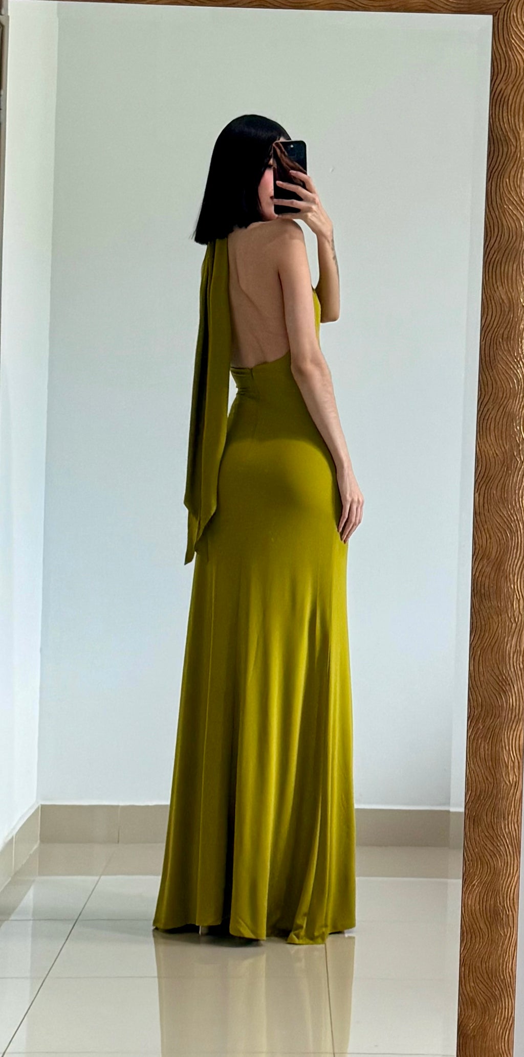 Vestido Valeria Verde Lima