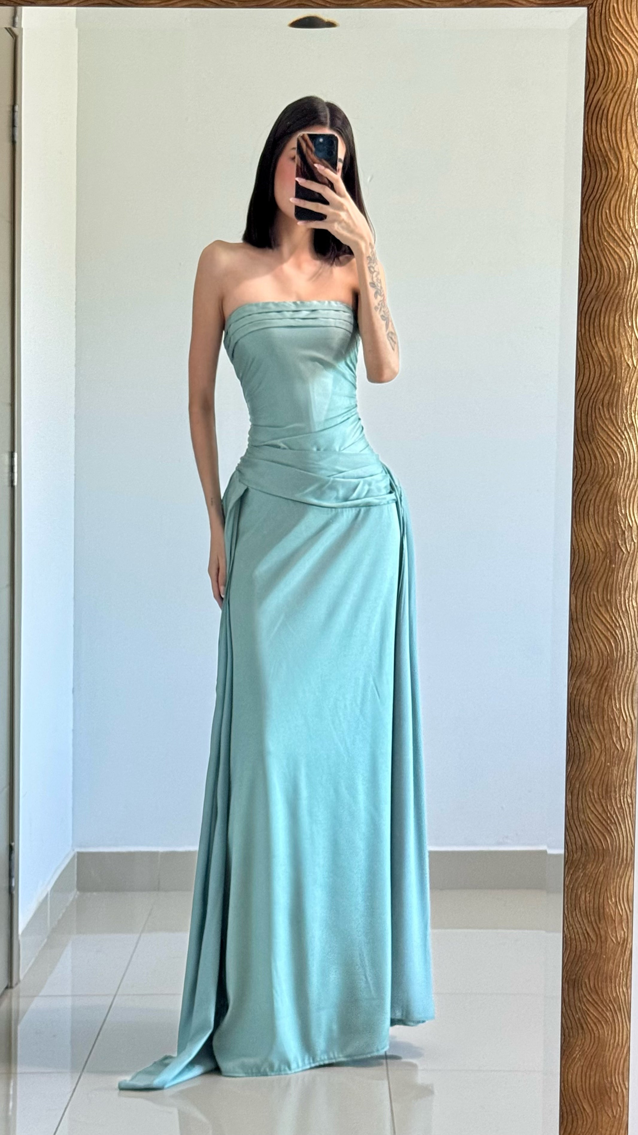 Vestido Isabella Salvia