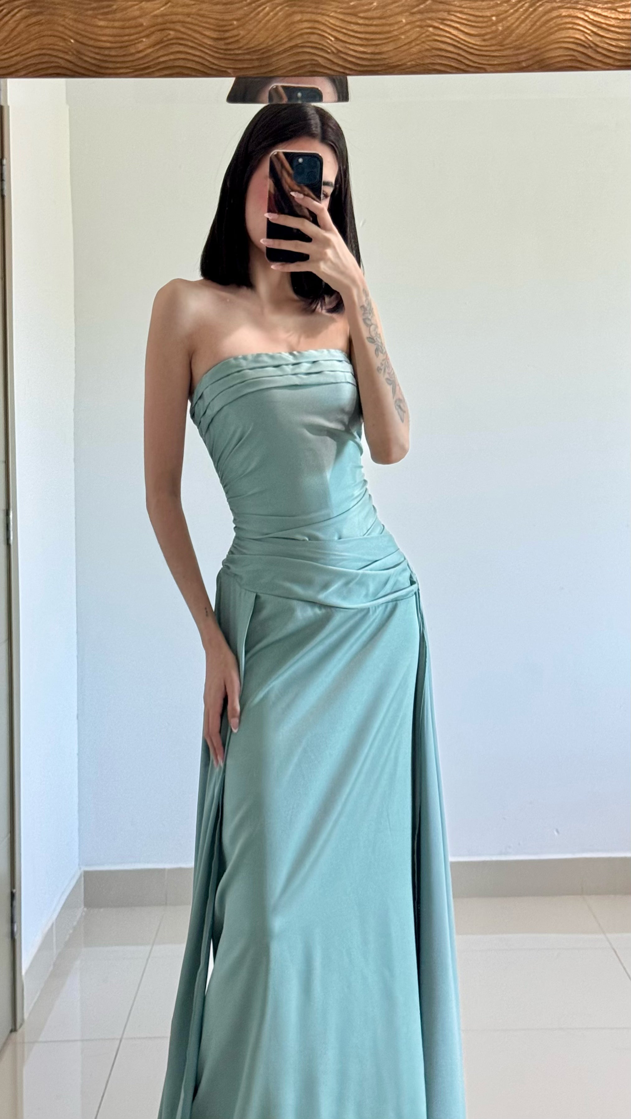 Vestido Isabella Salvia